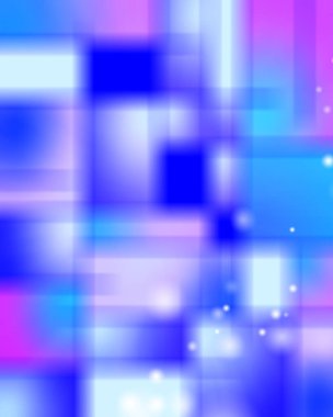 Mondrian tarzında soyut bir model. 3B görüntüleme