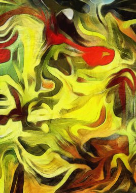 Renk hareketinin akışkan çizgileri.