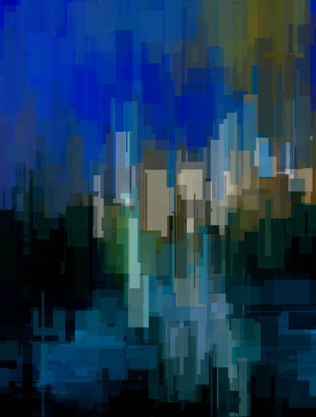 Геометрическая Абстракция Темных Тонах — стоковое фото