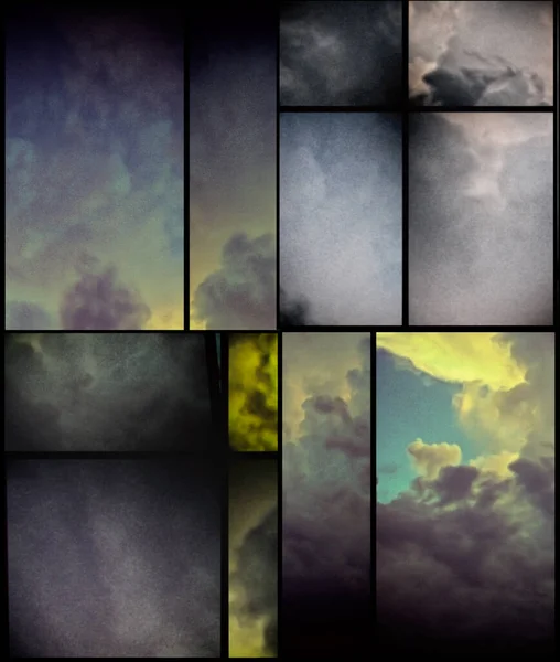 Abstract Geometrc Background Clouds — Stock Photo, Image