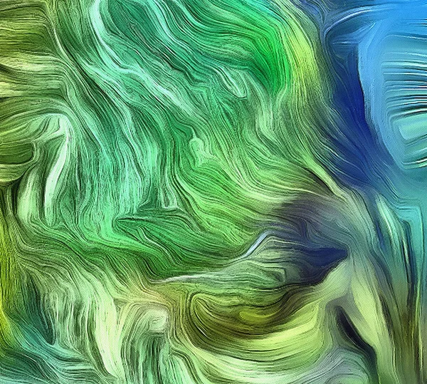 Abstract Painting Vivid Tints Green — Stock Photo, Image