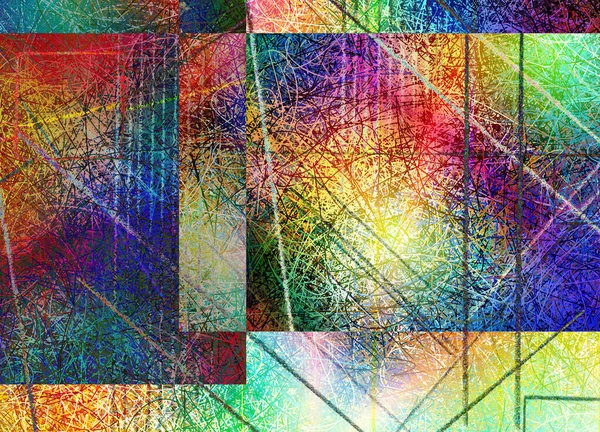 Abstração Colorida Linhas Fluido Movimento Cor Renderização — Fotografia de Stock