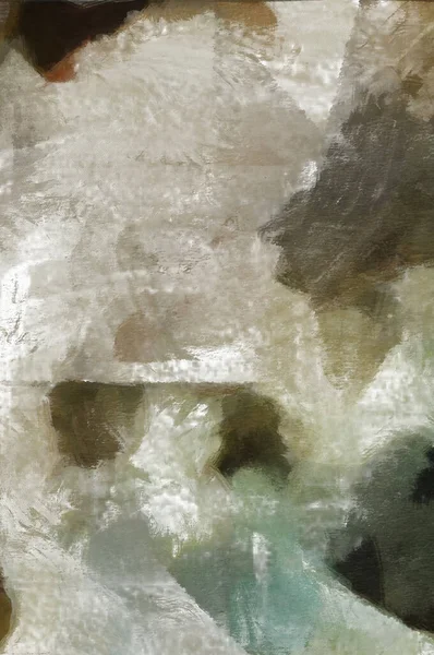 Приглушений Абстрактний Живопис Полотно — стокове фото