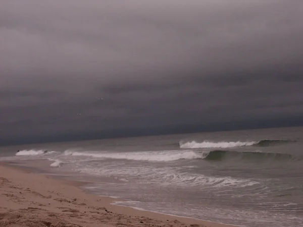 Céu Nublado Ocean Beach — Fotografia de Stock