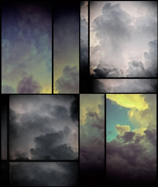 Abstract Geometrc Background Clouds — Stock Photo, Image