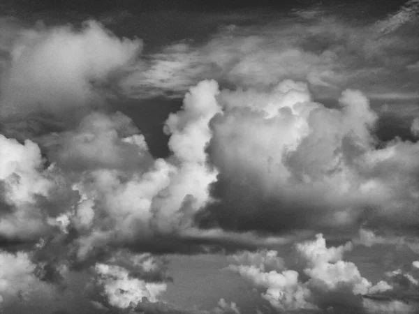 Beautiful Cumulus Clouds Sky — Stock Photo, Image