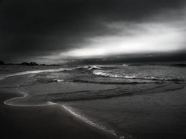 Piccolo Insediamento Sulla Riva Dell Oceano — Foto Stock