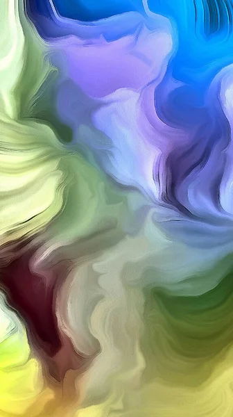 Draaiende Pastel Kleuren Abstract Weergave — Stockfoto