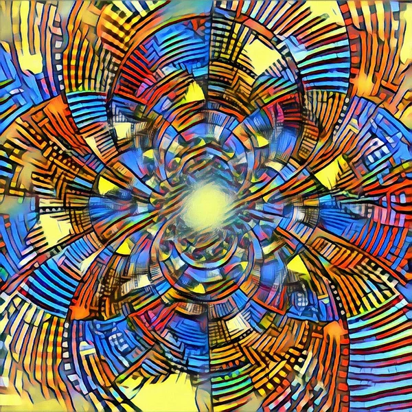 Abstraktes Kaleidoskop Hintergrund Tapete — Stockfoto