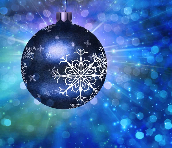 Christmas Tree Ball Illustration Rendering — Stock Photo, Image