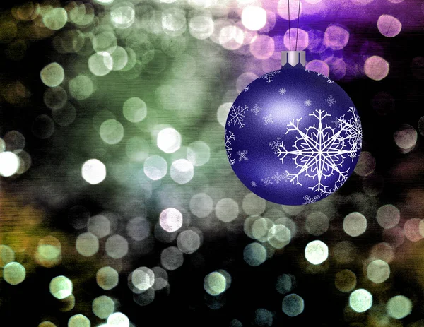 Christmas Tree Ball Illustration Rendering — Stock Photo, Image