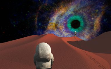 Başka bir gezegendeki astronotlar