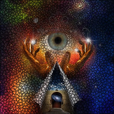 Soyut resim, insan düşünceleri.