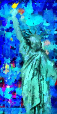 Özgürlük Anıtı. 3B görüntüleme