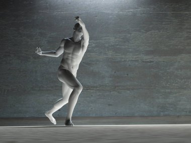 Beyazlı Atletik Erkek