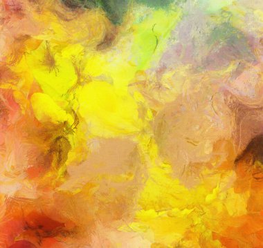 Renkli soyut resim. 3B görüntüleme