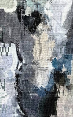 Karmaşık soyut resim. 3B görüntüleme