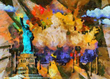 Yağlı boya, gölgeler ve şekiller