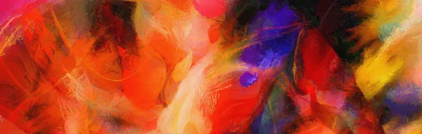Bunte Abstrakte Malerei Lebendige Farben — Stockfoto