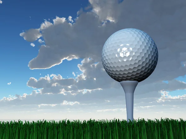 Golftag Rendering — Stockfoto