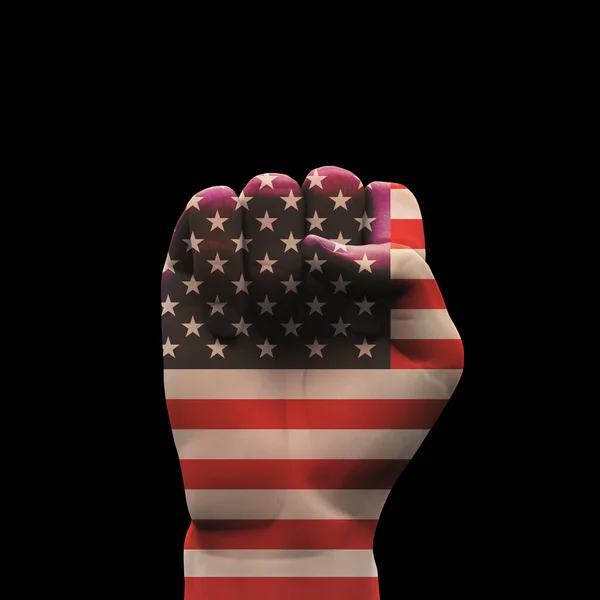 Americas Point Hand Sign Renderin — 스톡 사진