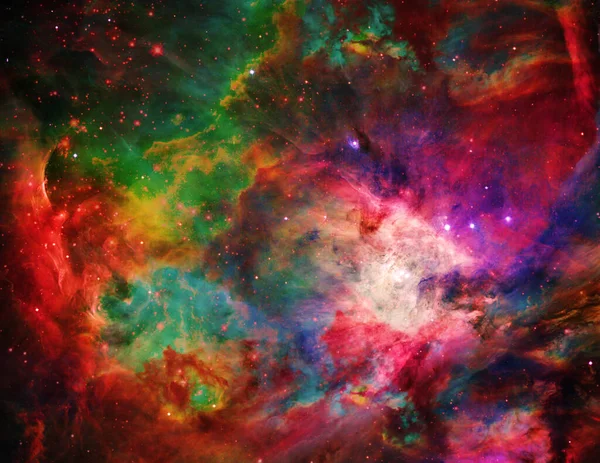 Galaktischer Raum Lebendiges Universum Elemente Dieses Von Der Nasa Bereitgestellten — Stockfoto