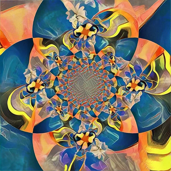 Abstract Kaleidoscope Background Wallpaper — Stockfoto