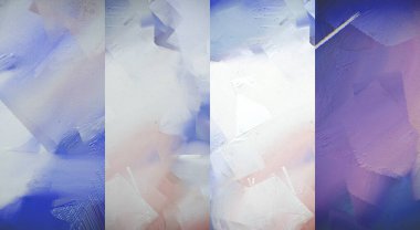 Yumuşak Renklerle Soyut Boyama. 3B görüntüleme