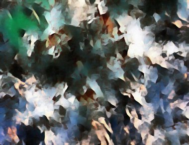 Soyut model. Fırça darbeleri.