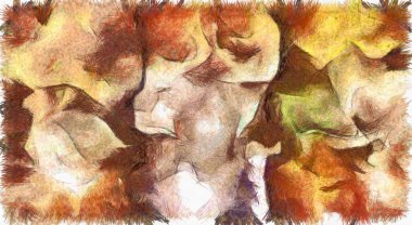 Renkli soyut resim. 3B görüntüleme