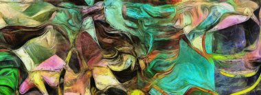 Dönen Şekiller, Renkler ve Çizgiler.