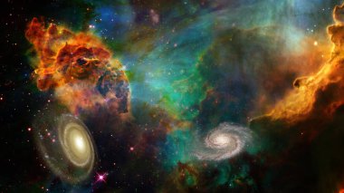 Bu görüntü nasa tarafından döşenmiş unsurları derin uzay