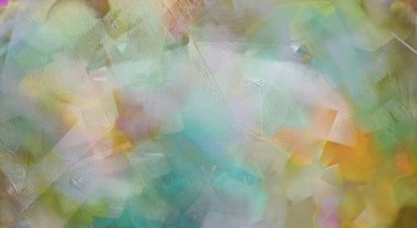 Yumuşak Renklerle Soyut Boyama. 3B görüntüleme