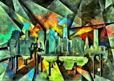 Yağlı boya, gölgeler ve şekiller