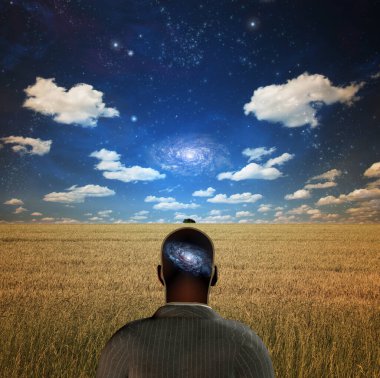 Kafasında galaksi olan adam