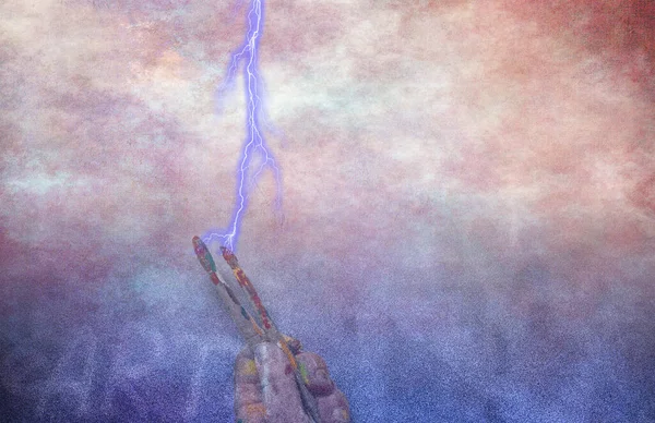 Art Background Brushes Lightning — Stock Photo, Image