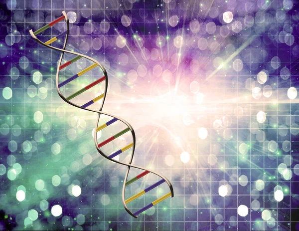 Molecola Formule Dna Biochimica — Foto Stock