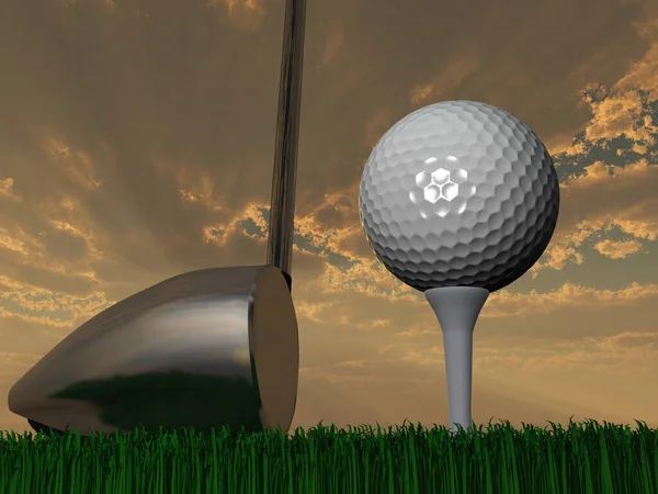 Golfdag Weergave — Stockfoto