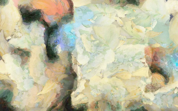 Gedämpfte Farben Abstrakte Malerei Texturierter Hintergrund — Stockfoto