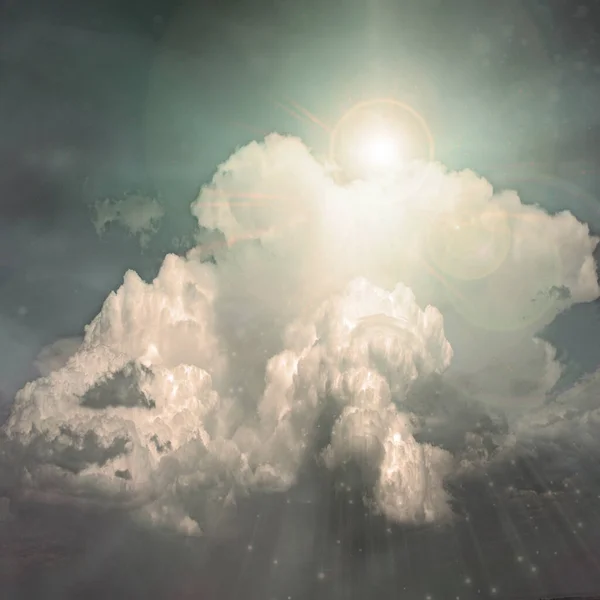 Licht Wolken Rendering — Stockfoto