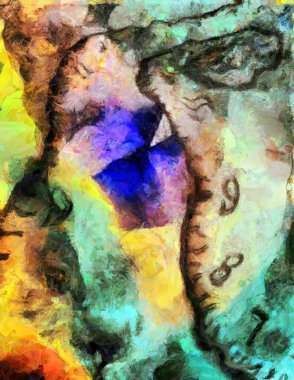 Canlı bir soyutlama. Zaman sarmalı.