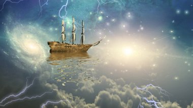 Yelkenli gemi yıldızlarda yelken açar.