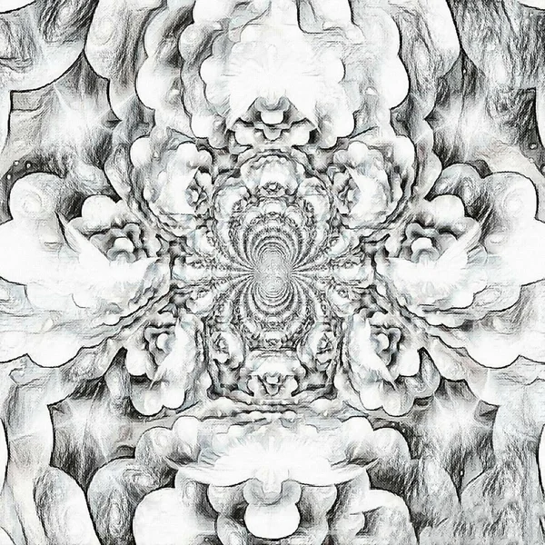 Abstraktní Kaleidoskop Pozadí Tapety — Stock fotografie