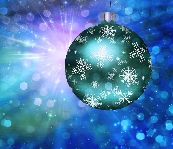 Christmas Tree Ball Illustration Rendering — Stock Photo, Image