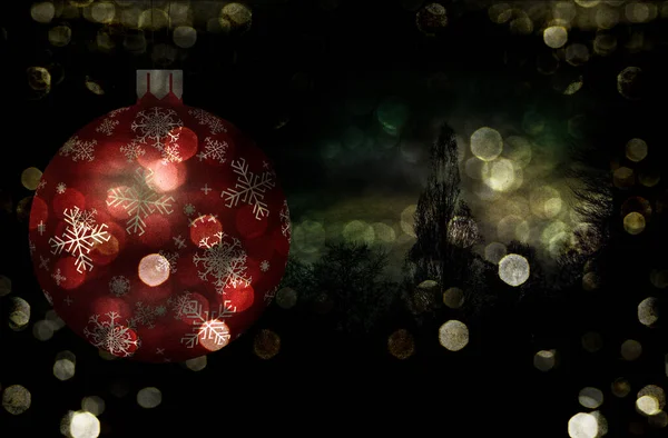 Christmas Tree Ball Illustration Rendering — Stock Photo, Image