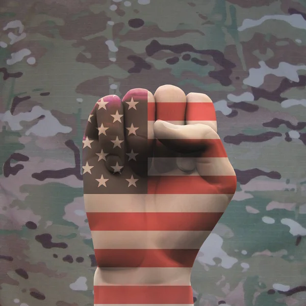 Americas Point Hand Sign Renderin — Stock Photo, Image