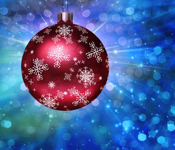 Christmas Tree Ball Illustration Rendering — Stock Photo, Image