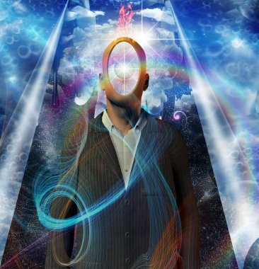 Tanrı sonsuzluğu ortaya çıkardı. 3B görüntüleme