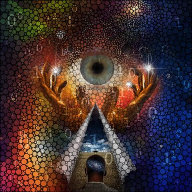 Soyut resim, insan düşünceleri.