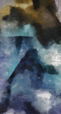 Renkli soyut fırça darbeleri. 3B görüntüleme